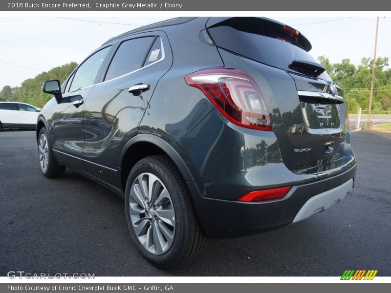 Graphite Gray Metallic / Ebony 2018 Buick Encore Preferred