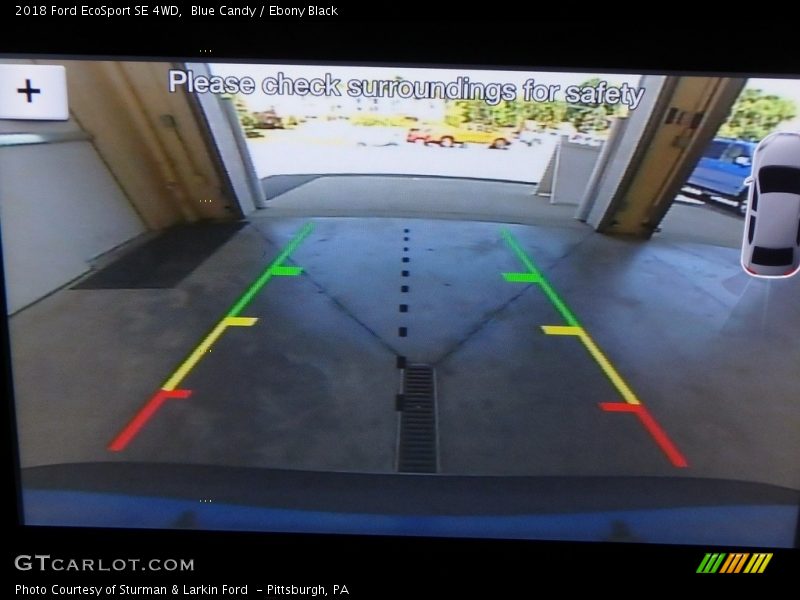 Blue Candy / Ebony Black 2018 Ford EcoSport SE 4WD