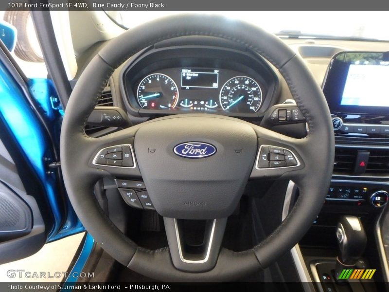Blue Candy / Ebony Black 2018 Ford EcoSport SE 4WD