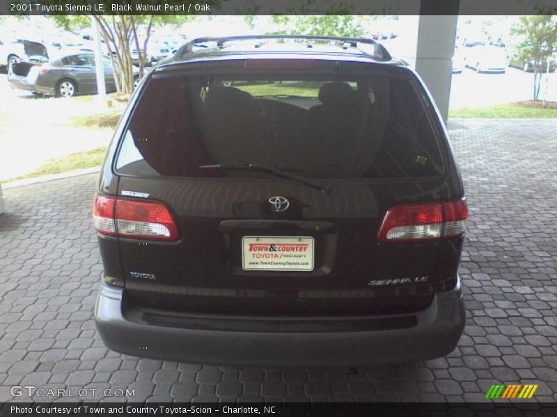 Black Walnut Pearl / Oak 2001 Toyota Sienna LE
