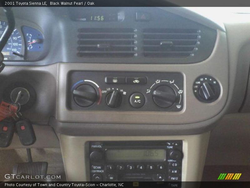 Black Walnut Pearl / Oak 2001 Toyota Sienna LE