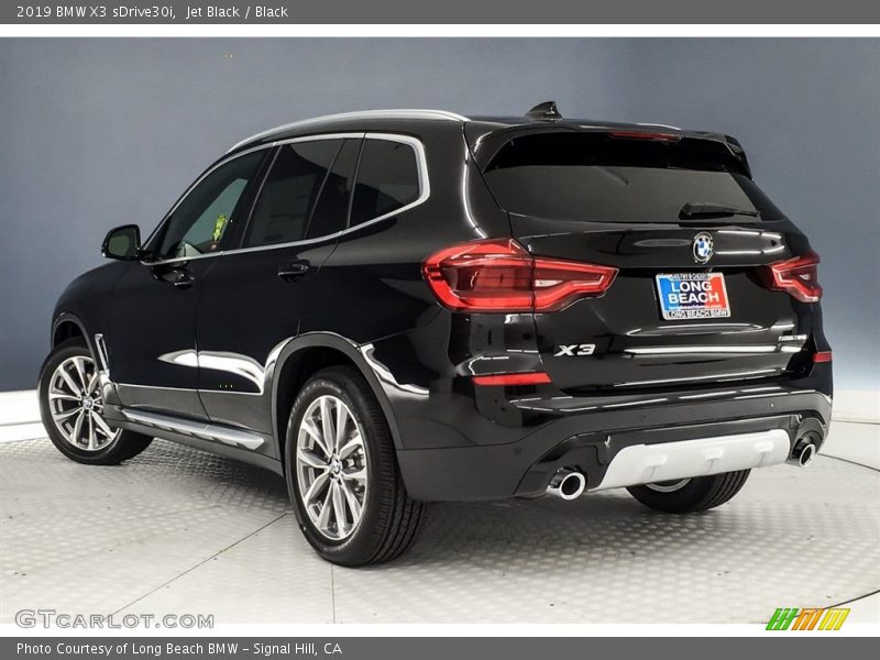 Jet Black / Black 2019 BMW X3 sDrive30i