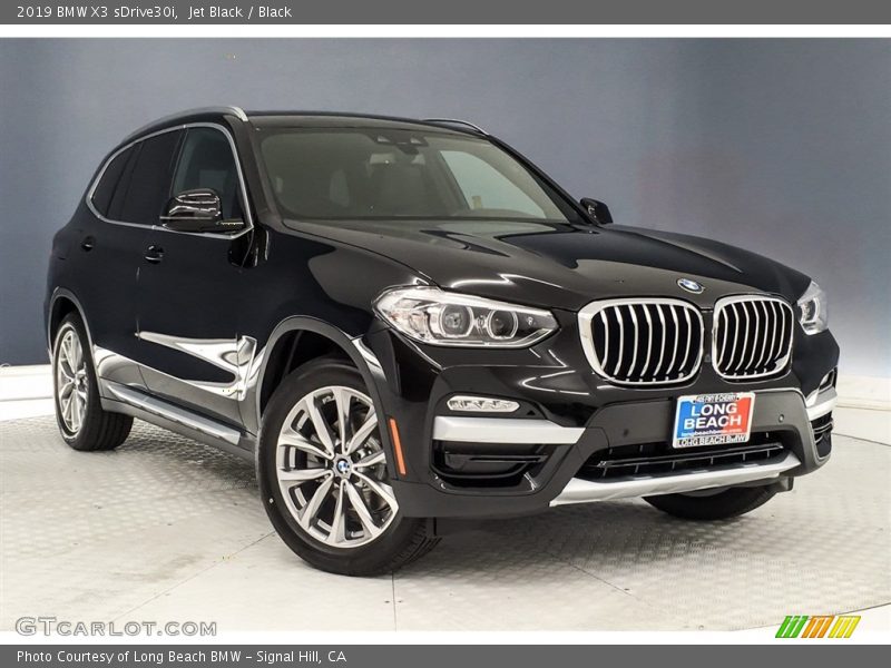Jet Black / Black 2019 BMW X3 sDrive30i