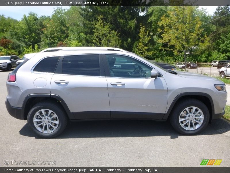 Billet Silver Metallic / Black 2019 Jeep Cherokee Latitude 4x4