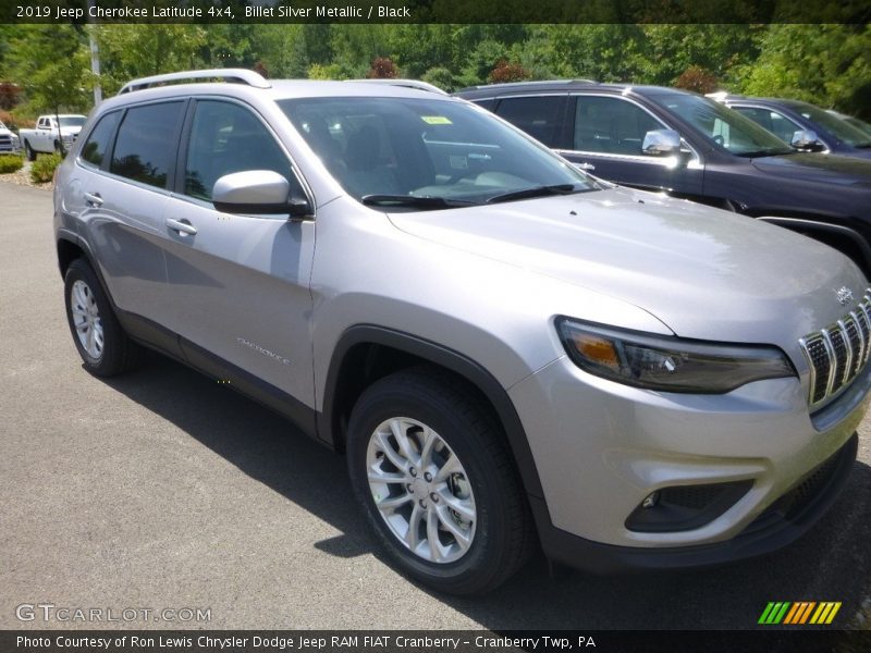 Billet Silver Metallic / Black 2019 Jeep Cherokee Latitude 4x4