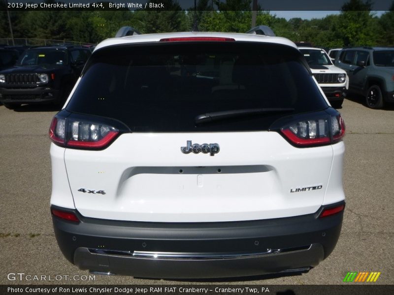 Bright White / Black 2019 Jeep Cherokee Limited 4x4