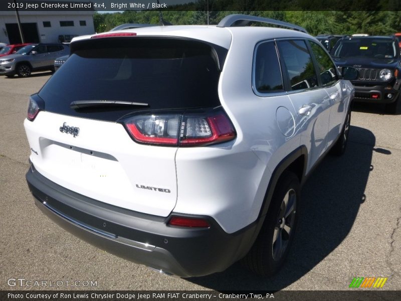 Bright White / Black 2019 Jeep Cherokee Limited 4x4