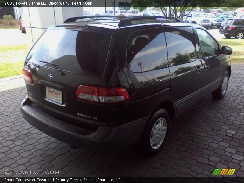 Black Walnut Pearl / Oak 2001 Toyota Sienna LE