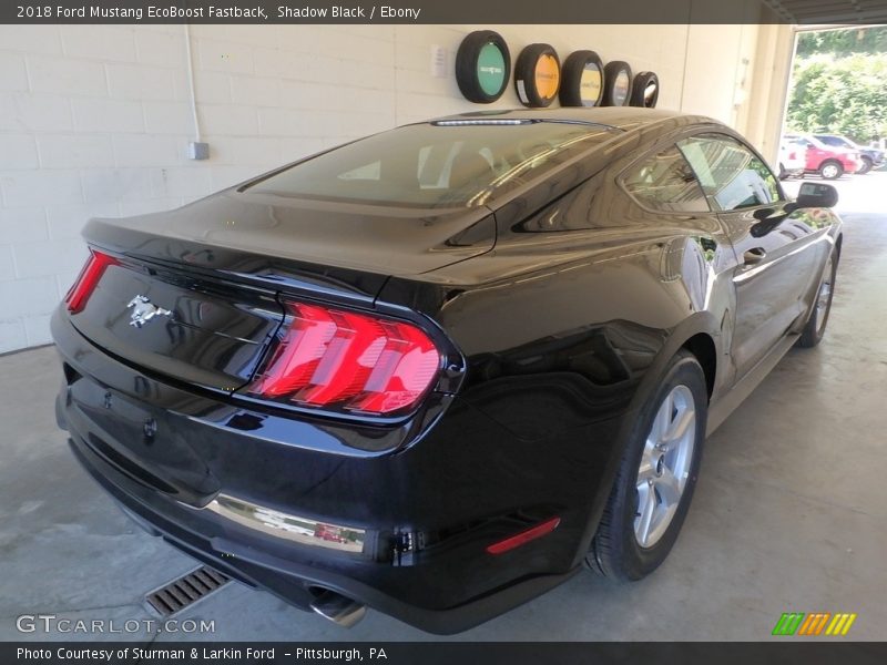 Shadow Black / Ebony 2018 Ford Mustang EcoBoost Fastback