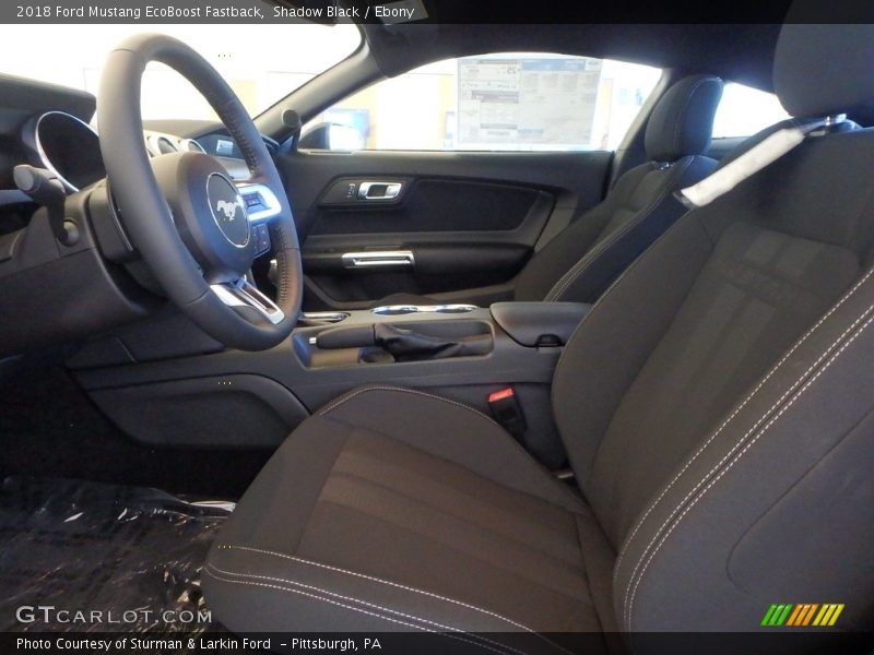 Shadow Black / Ebony 2018 Ford Mustang EcoBoost Fastback
