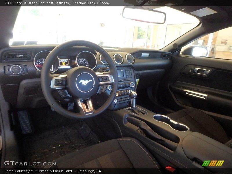 Shadow Black / Ebony 2018 Ford Mustang EcoBoost Fastback