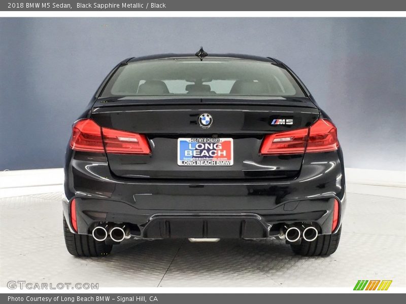 Black Sapphire Metallic / Black 2018 BMW M5 Sedan