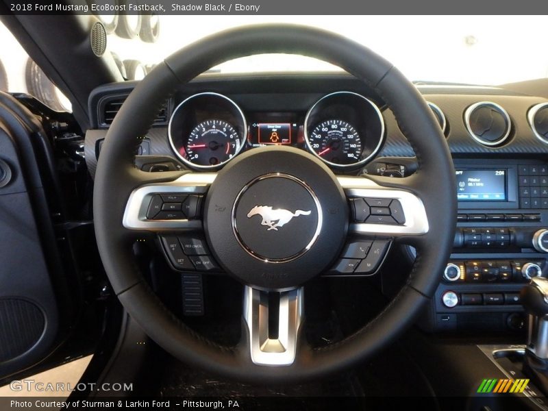 Shadow Black / Ebony 2018 Ford Mustang EcoBoost Fastback