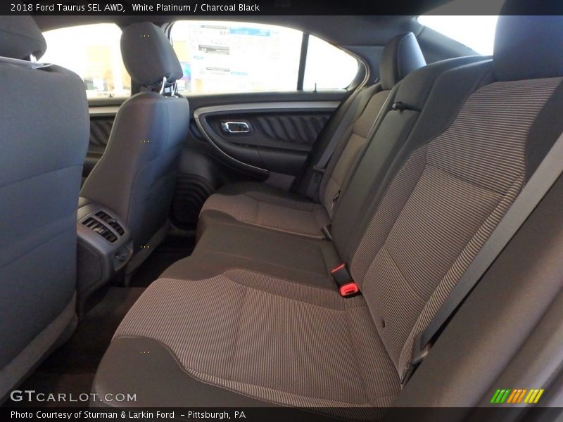 White Platinum / Charcoal Black 2018 Ford Taurus SEL AWD
