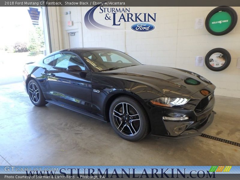 Shadow Black / Ebony w/Alcantara 2018 Ford Mustang GT Fastback