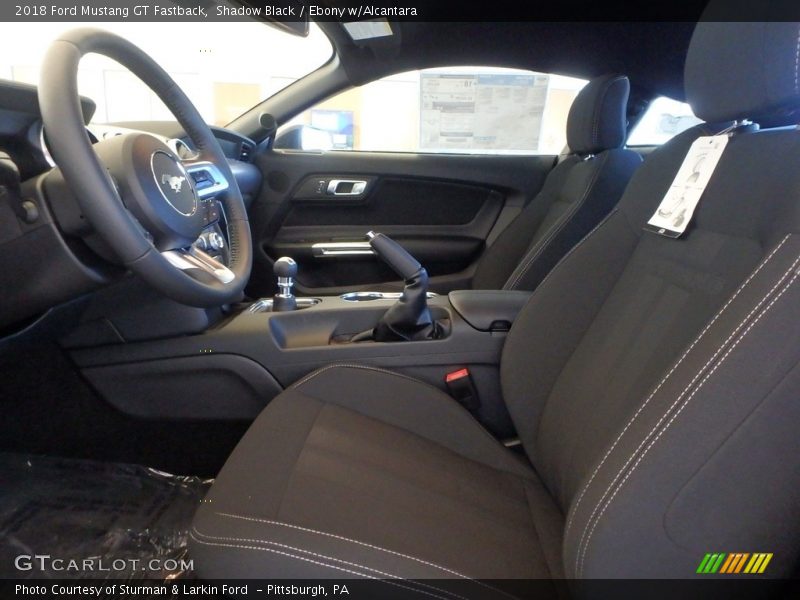 Shadow Black / Ebony w/Alcantara 2018 Ford Mustang GT Fastback
