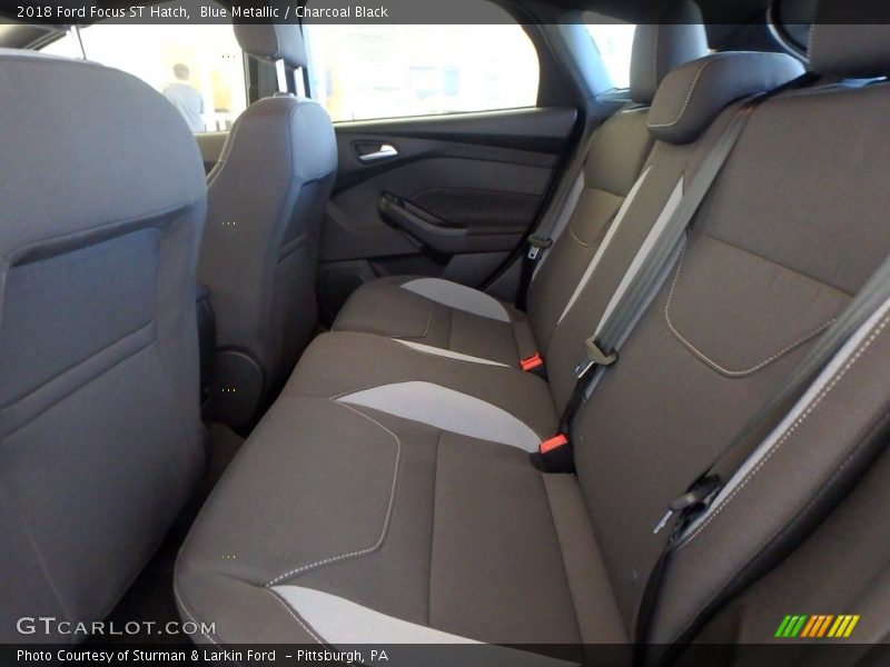 Blue Metallic / Charcoal Black 2018 Ford Focus ST Hatch