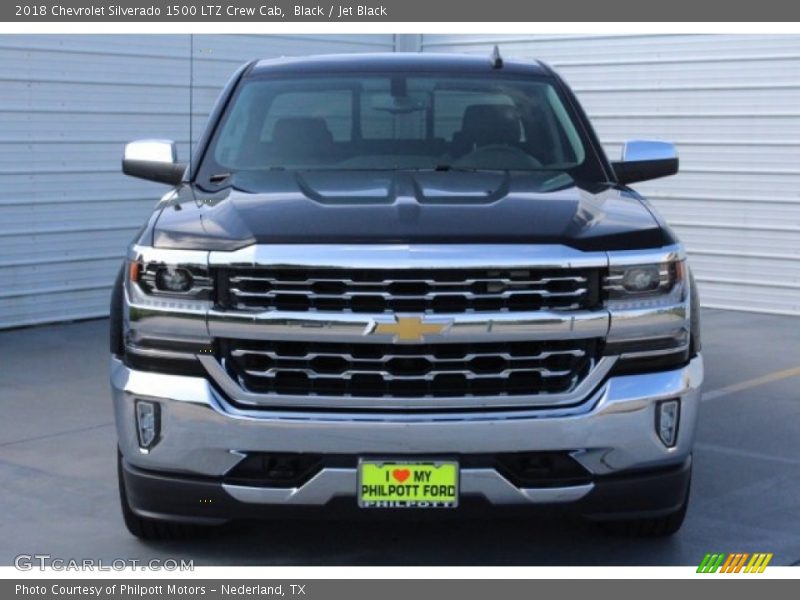 Black / Jet Black 2018 Chevrolet Silverado 1500 LTZ Crew Cab