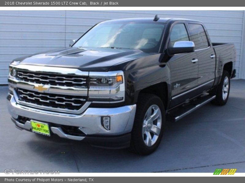 Black / Jet Black 2018 Chevrolet Silverado 1500 LTZ Crew Cab