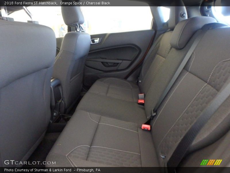 Orange Spice / Charcoal Black 2018 Ford Fiesta ST Hatchback