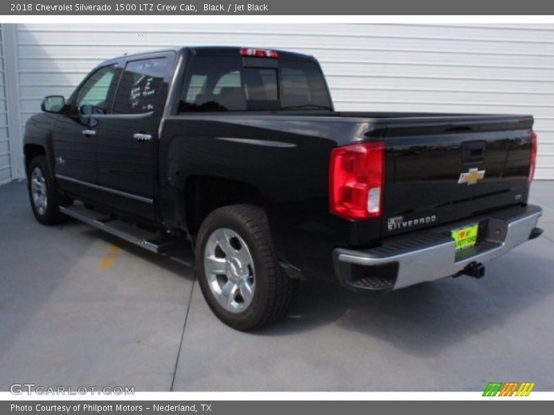 Black / Jet Black 2018 Chevrolet Silverado 1500 LTZ Crew Cab