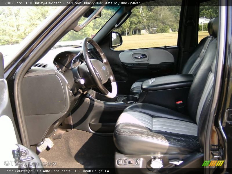 Black/Silver Metallic / Black/Silver 2003 Ford F150 Harley-Davidson SuperCrew