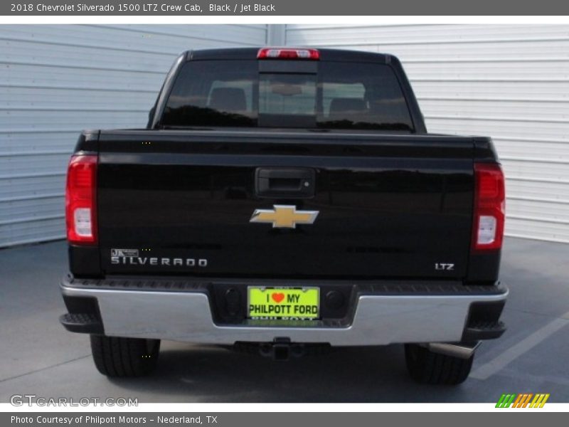Black / Jet Black 2018 Chevrolet Silverado 1500 LTZ Crew Cab