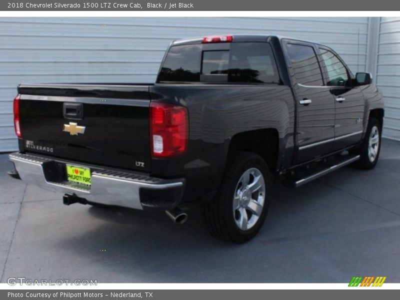 Black / Jet Black 2018 Chevrolet Silverado 1500 LTZ Crew Cab