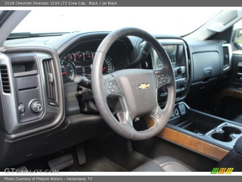 Black / Jet Black 2018 Chevrolet Silverado 1500 LTZ Crew Cab