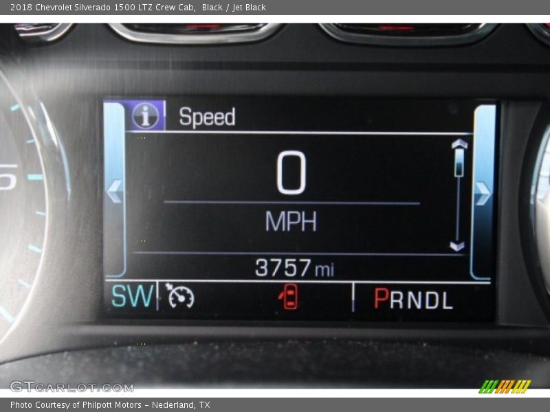 Black / Jet Black 2018 Chevrolet Silverado 1500 LTZ Crew Cab