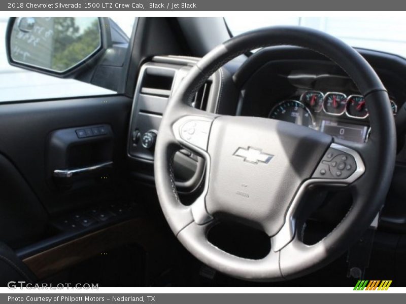 Black / Jet Black 2018 Chevrolet Silverado 1500 LTZ Crew Cab