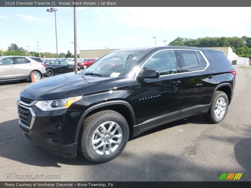 Mosaic Black Metallic / Jet Black 2019 Chevrolet Traverse LS