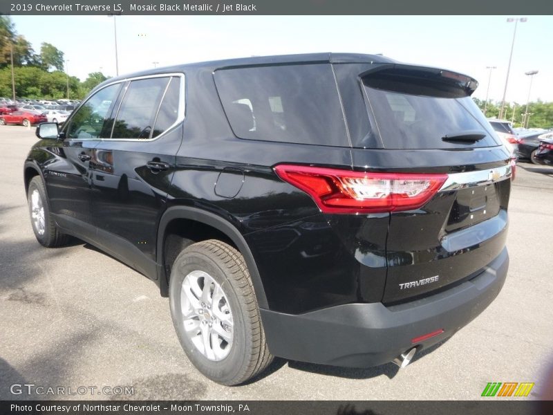 Mosaic Black Metallic / Jet Black 2019 Chevrolet Traverse LS
