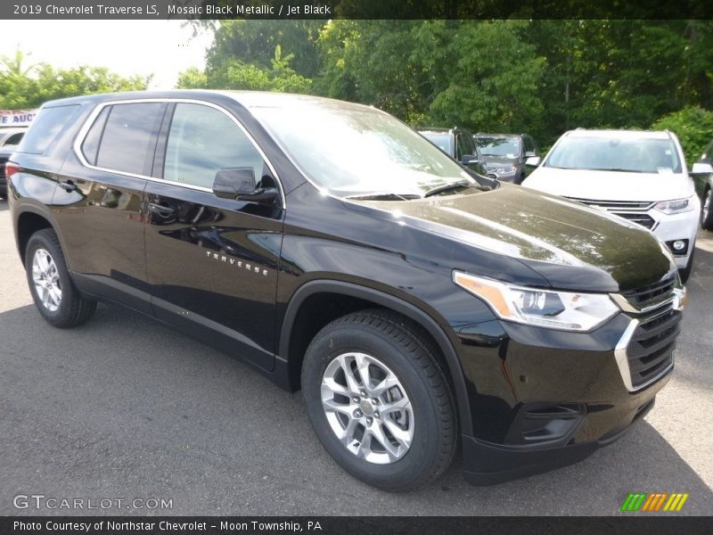 Mosaic Black Metallic / Jet Black 2019 Chevrolet Traverse LS