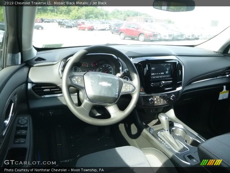 Mosaic Black Metallic / Jet Black 2019 Chevrolet Traverse LS