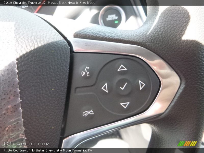 Mosaic Black Metallic / Jet Black 2019 Chevrolet Traverse LS