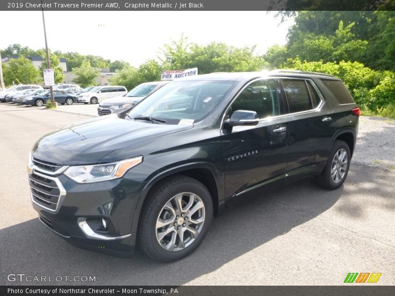 Graphite Metallic / Jet Black 2019 Chevrolet Traverse Premier AWD