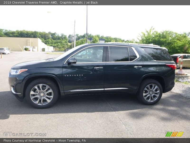 Graphite Metallic / Jet Black 2019 Chevrolet Traverse Premier AWD
