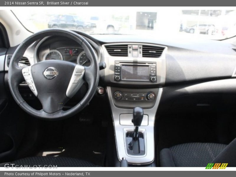 Brilliant Silver / Charcoal 2014 Nissan Sentra SR