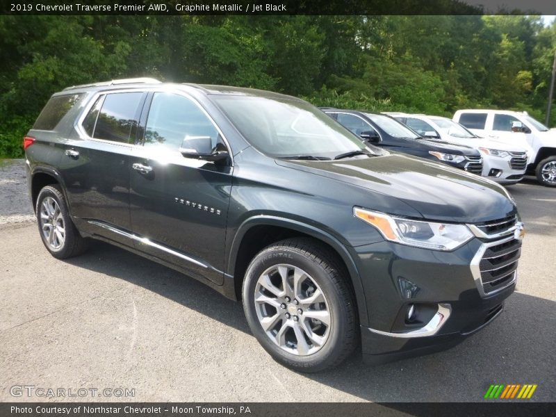 Graphite Metallic / Jet Black 2019 Chevrolet Traverse Premier AWD