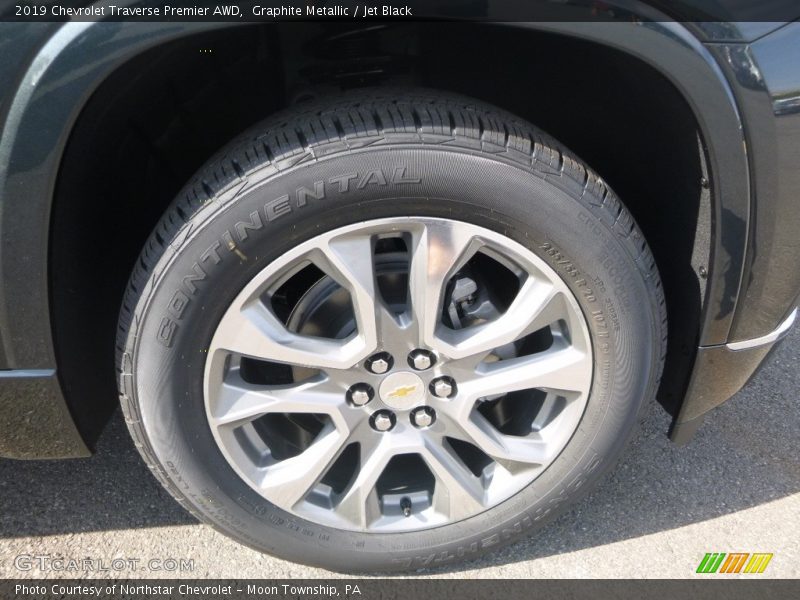 Graphite Metallic / Jet Black 2019 Chevrolet Traverse Premier AWD