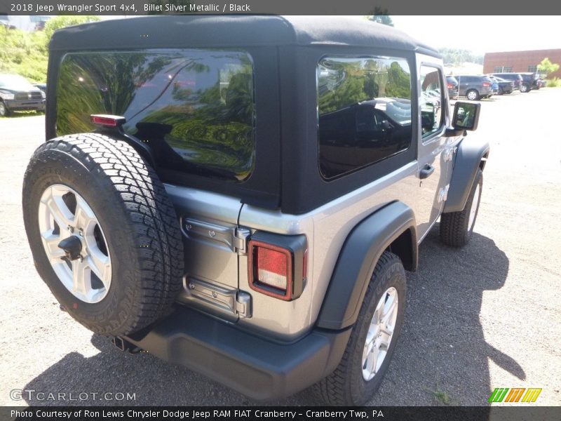 Billet Silver Metallic / Black 2018 Jeep Wrangler Sport 4x4