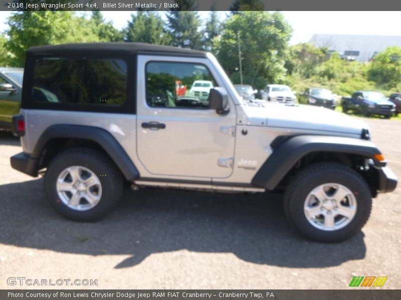 Billet Silver Metallic / Black 2018 Jeep Wrangler Sport 4x4