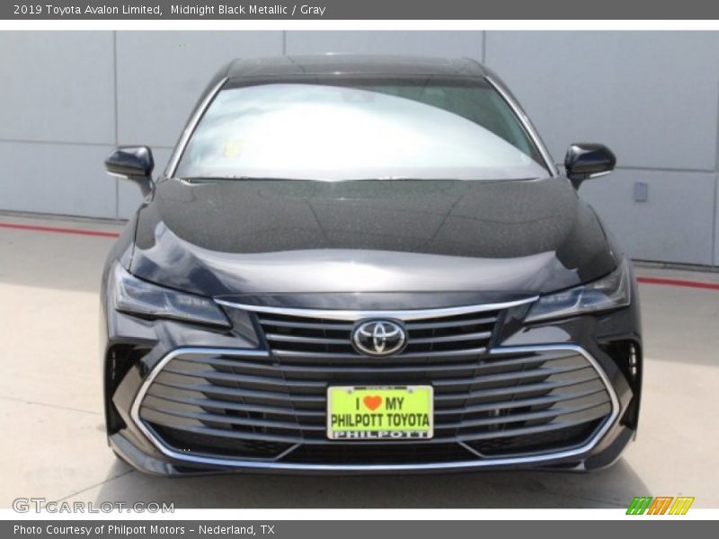 Midnight Black Metallic / Gray 2019 Toyota Avalon Limited