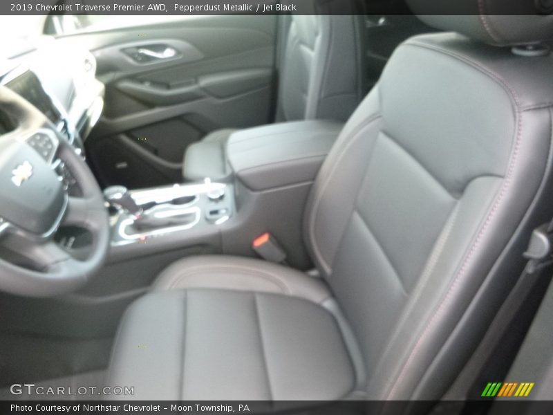 Pepperdust Metallic / Jet Black 2019 Chevrolet Traverse Premier AWD