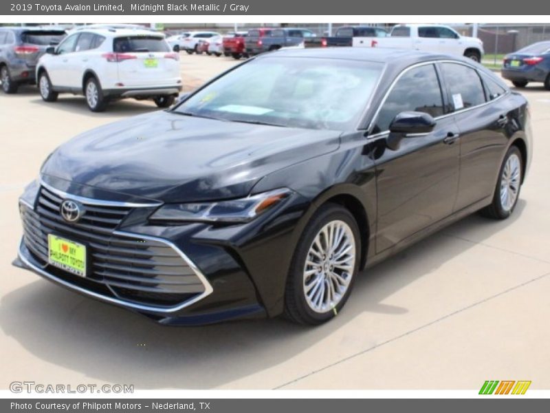 Midnight Black Metallic / Gray 2019 Toyota Avalon Limited