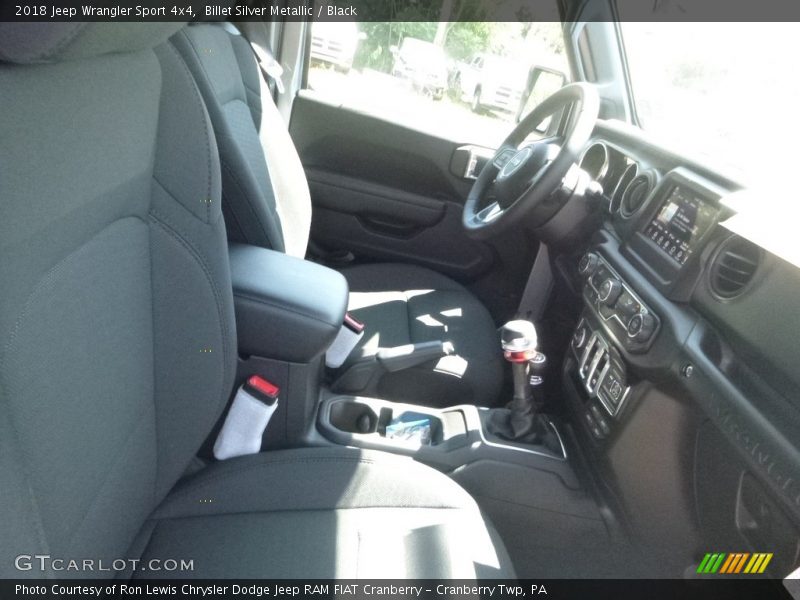 Billet Silver Metallic / Black 2018 Jeep Wrangler Sport 4x4