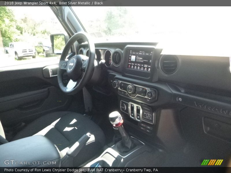 Billet Silver Metallic / Black 2018 Jeep Wrangler Sport 4x4