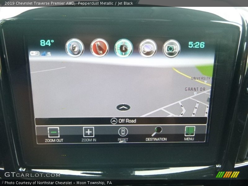 Navigation of 2019 Traverse Premier AWD