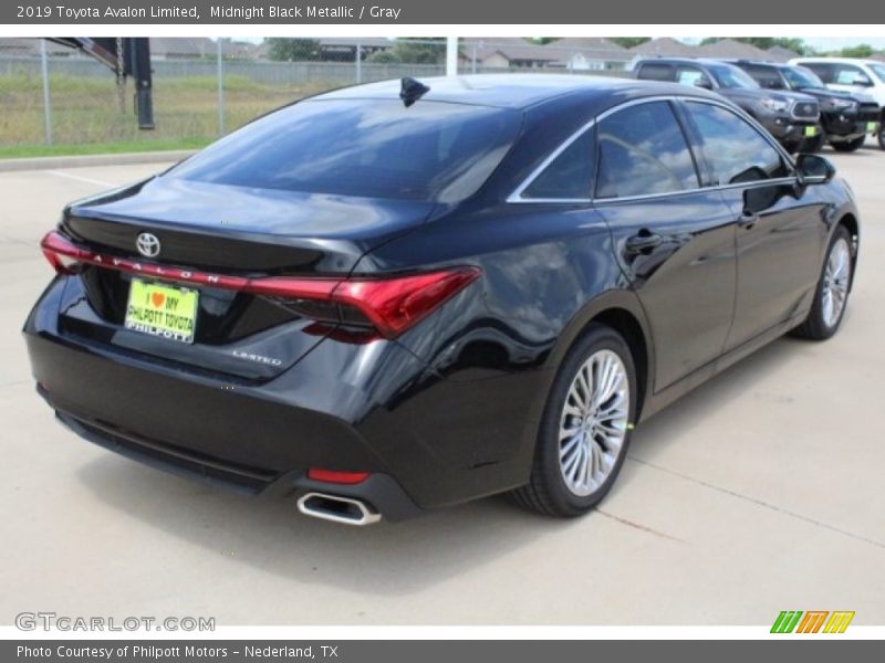 Midnight Black Metallic / Gray 2019 Toyota Avalon Limited